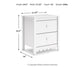 Hallityn Twin Panel Headboard with Dresser and Nightstand