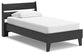 Socalle Twin Panel Platform Bed with Dresser, Chest and 2 Nightstands