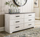 Shawburn Full Panel Headboard with Dresser, Chest and Nightstand