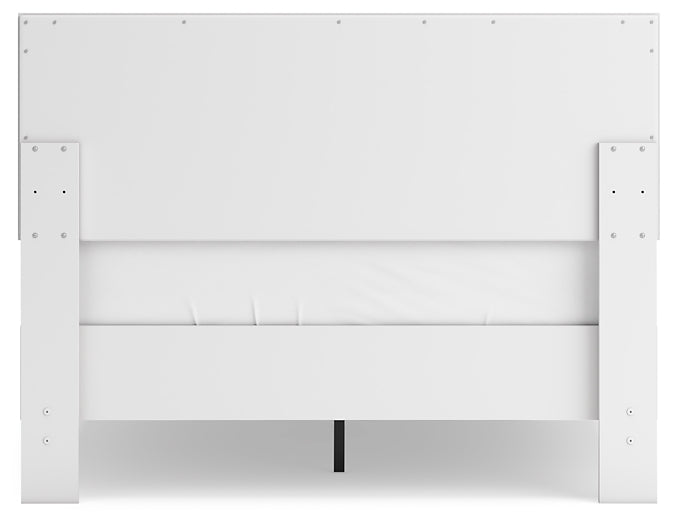 Hallityn Full Panel Platform Bed with Dresser, Chest and 2 Nightstands